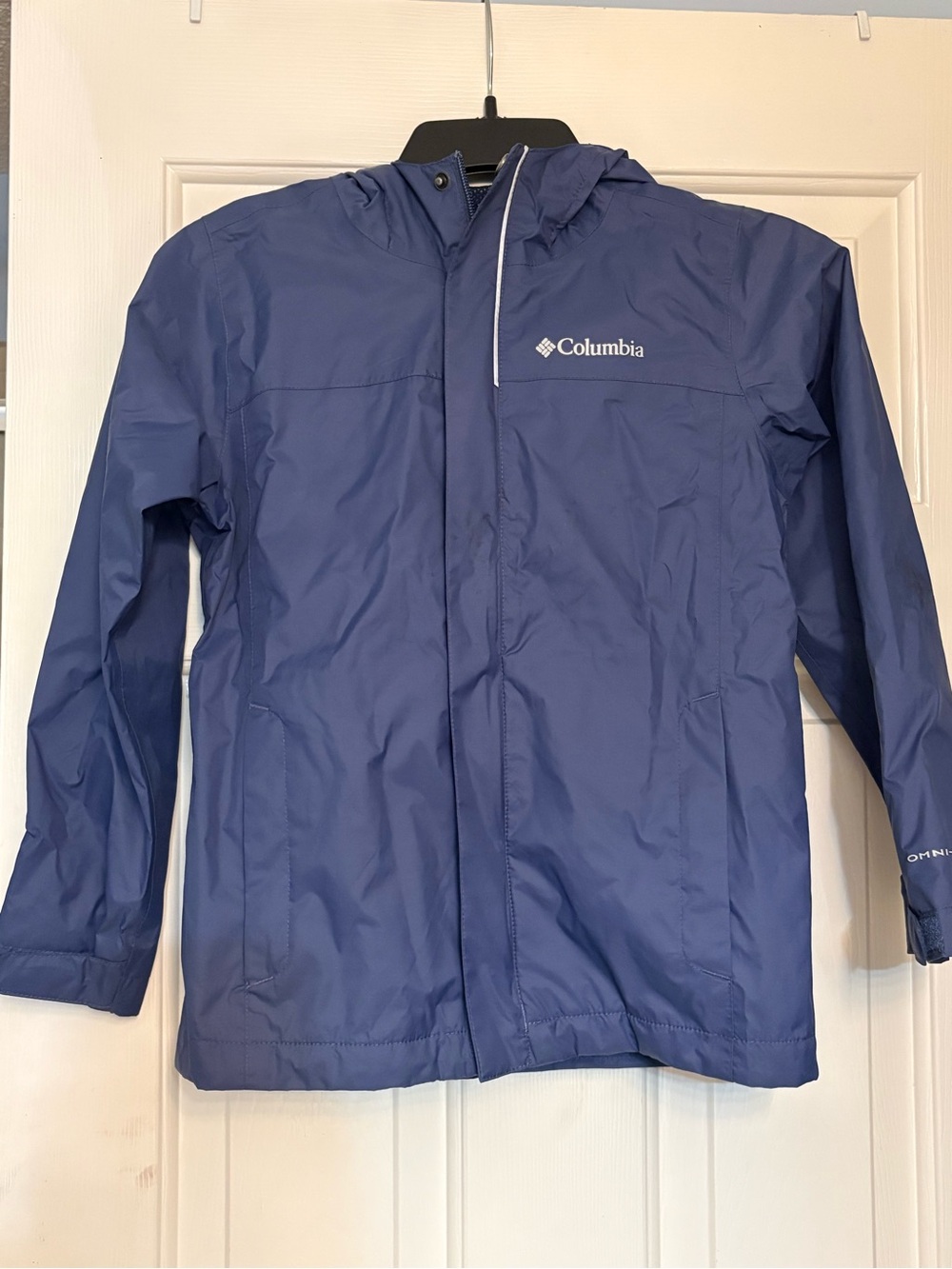 Columbia Kids Blue Hooded Raincoat